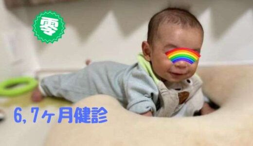 6,7ヶ月健診と予防接種