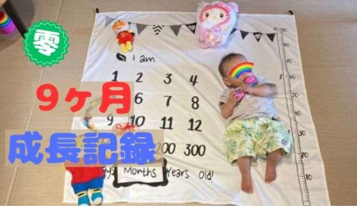 零の9ヶ月の成長記録
