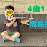 楓の4歳1ヶ月の成長記録