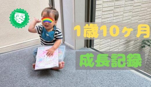 零の1歳10ヶ月の成長記録