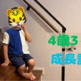 楓の4歳4ヶ月の成長記録